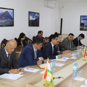 Meeting of the Management of the Agency for Hydrometeorology of the Committee for Environmental Protection under the Government of the Republic of Tajikistan with representatives of the World Bank