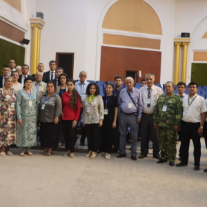 Conducting training on climate change in the Republic of Tajikistan