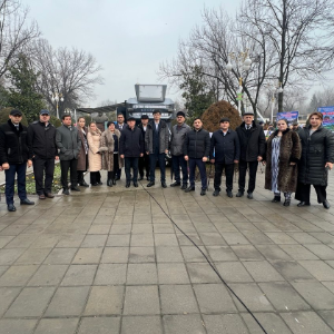 Иштироки роҳбарият ва кормандони Агентии обуҳавошиносии Кумитаи ҳифзи муҳити зисти назди Ҳукумати Ҷумҳурии Тоҷикистон дар таҷлили Ҷашни Сада
