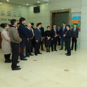 Боздиди ҳайати кормандони Агентии обуҳавошиносии Кумитаи ҳифзи муҳити зисти назди Ҳукумати Ҷумҳурии Тоҷикистон аз Муассисаи давлатии «Осорхонаи Миллӣ»