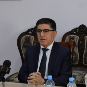 Баргузории Мизи мудаввар бо намояндагони Васоити ахбори омма оид ба масъалаи ифлосшавии ҳавои атмосферӣ дар Ҷумҳурии Тоҷикистон